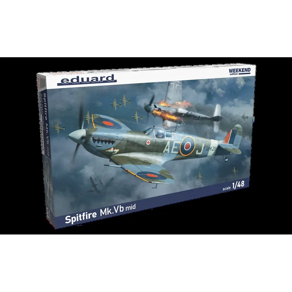 Avion de combat britannique - Spitfire Mk.VB - Eduard Plastic Kits 84186 - 1/48