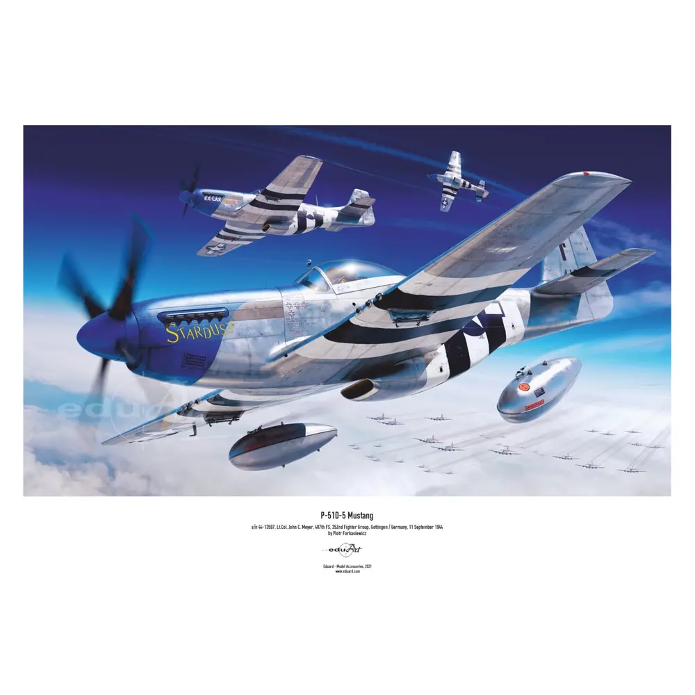 Avion de combat - P-51D-5 Mustang - Eduard Plastic Kits 84172 - 1/48