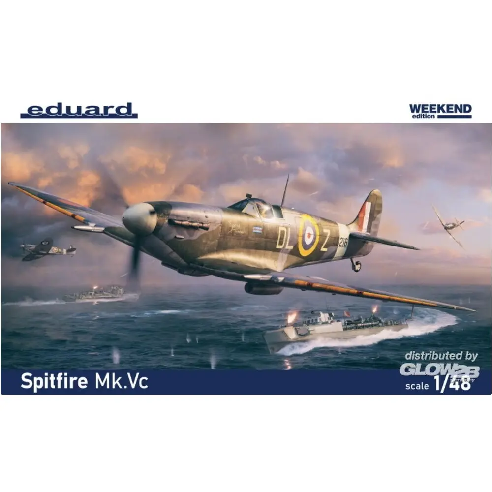 Avion Spitfire MK.Vc édition week-end - Eduard Plastic Kits 84192 - 1/48