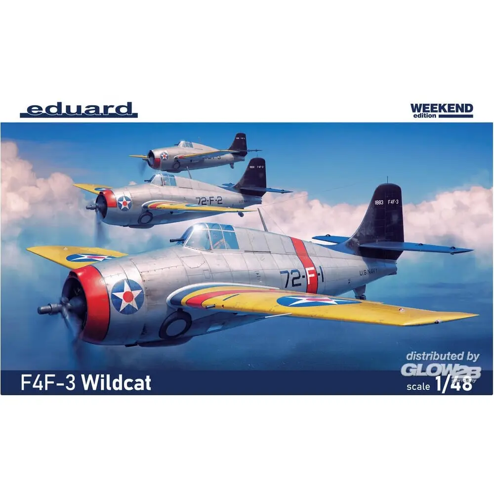 Avion F4F-3 Wildcat - Eduard Plastic Kits 84193 - 1/48