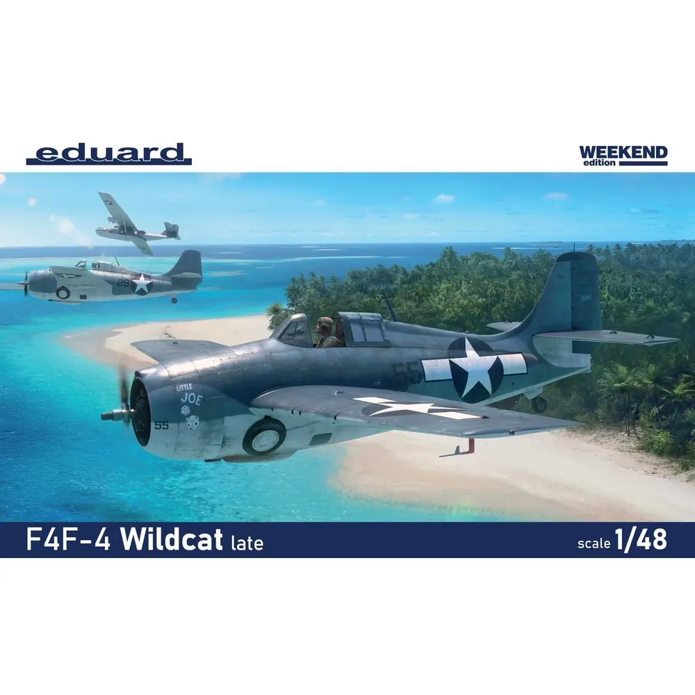 Avion F4F-4 Wildcat late - Eduard Plastic Kits 84204 - 1/48