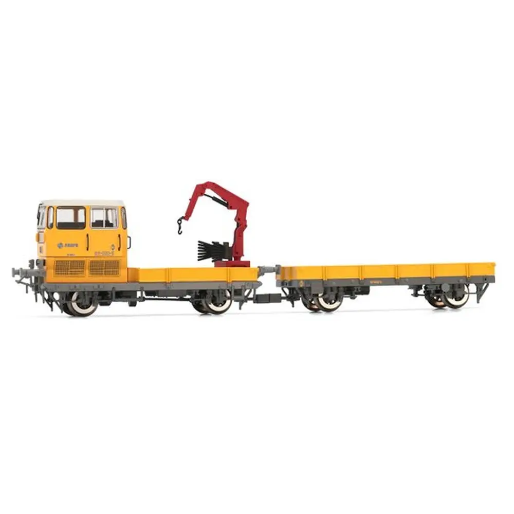 Draisine diesel KLV 53 avec wagon "entretien" - Electrotren HE2008S - HO 1/87 - RENFE - Ep IV - Digital sound - 2R