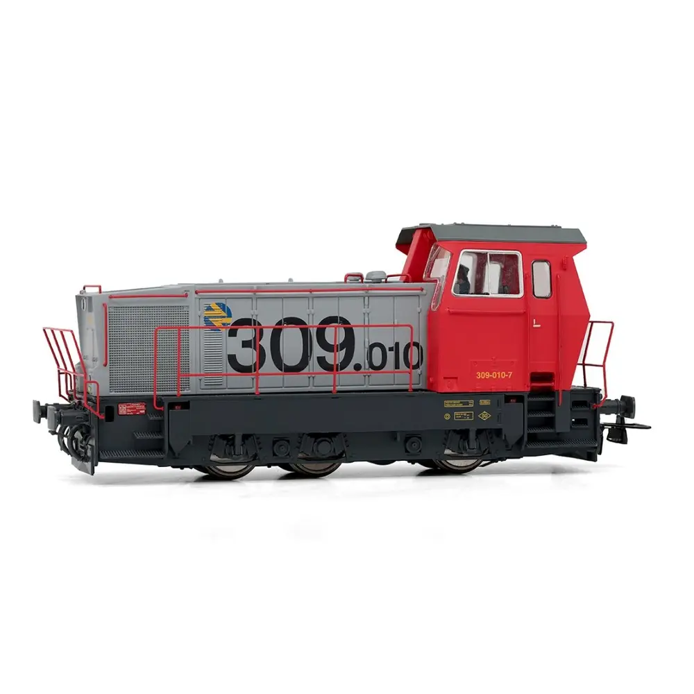 Locotracteur diesel de manœuvre 309 - Electrotren HE2014 - HO 1/87 - RENFE - Ep V - Analogique