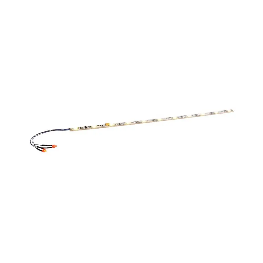 Eclairage intérieur blanc chaud (11 LED) + feux de fin de convoi rouge - Esu 50700 - HO 1/87