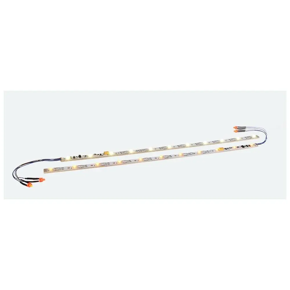 Platine éclairage wagon 11 LED jaune et feux fin convoi ESU 50702 - HO 1/87