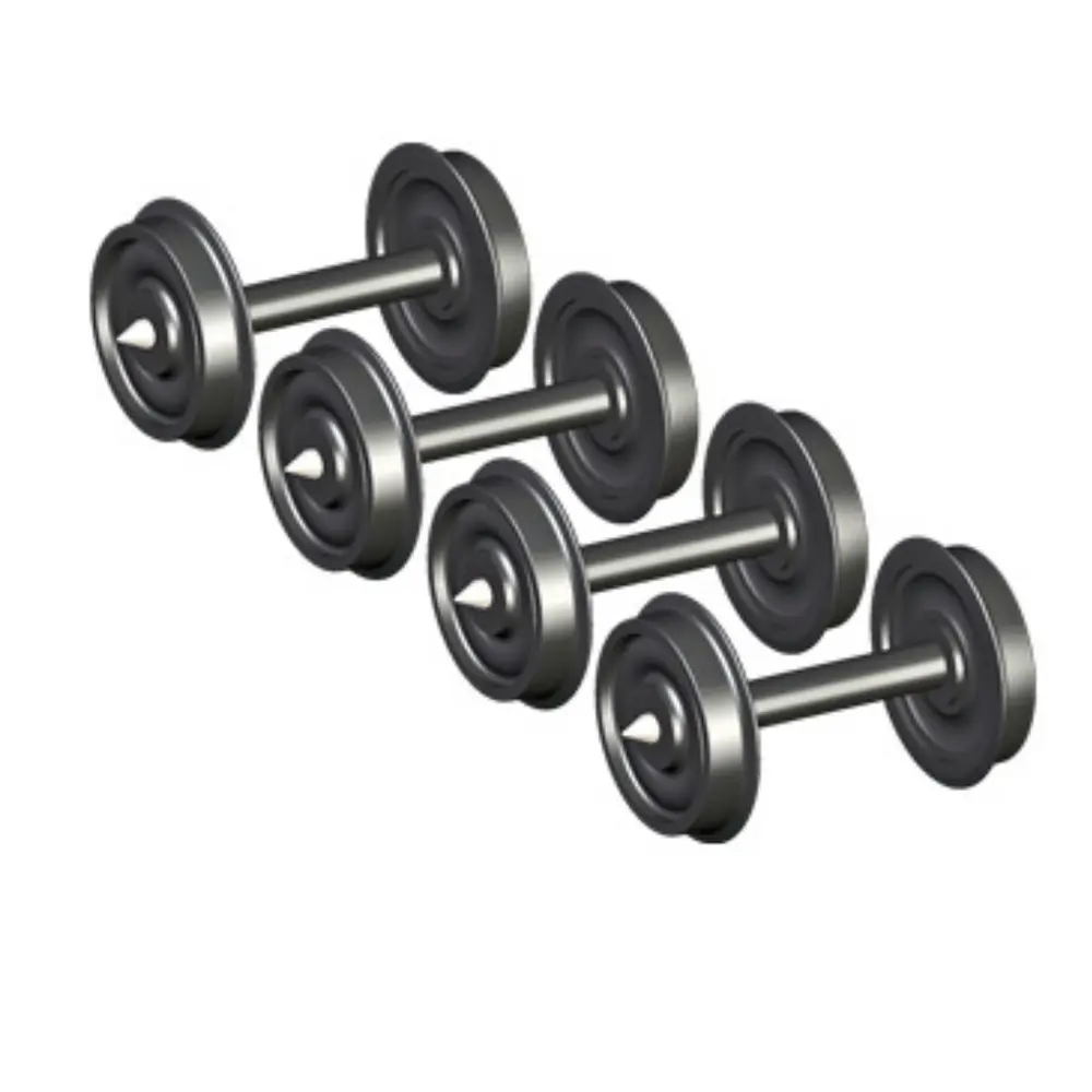 Pack de 4 essieux AC Esu 41201 - HO 1/87 - diamètre 10.8 mm - longueur 22 mm