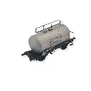 Wagon Citerne Uedinger - MILLET - Gris - 30m3 - MAKETIS / EXACT TRAIN 20621 - SNCF - HO : 1/87 - EP. III