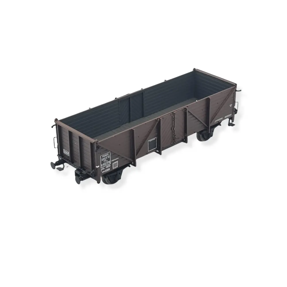Wagon tombereau Klagenfurt Brun EXACT-TRAIN 20350 - SNCF - HO 1/87 - EP III