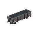 Wagon tombereau Klagenfurt Brun EXACT-TRAIN 20350 - SNCF - HO 1/87 - EP III