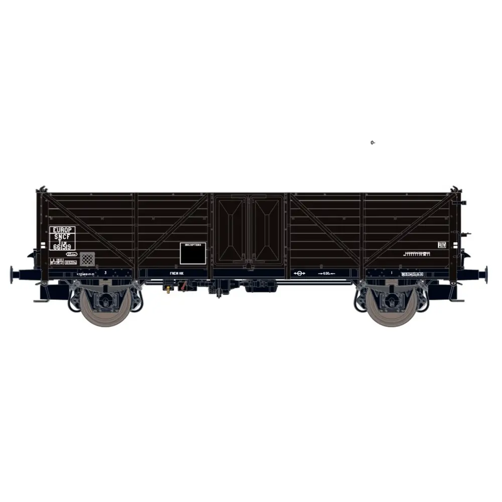 Wagon tombereau Klagenfurt - Exact-Train EX20349 - HO 1/87 - SNCF - EP III