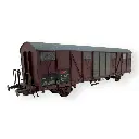 Wagon couvert patiné Gbs EUROP - Exact-Train 22035 - HO 1/87 - SNCF - Ep IV - 2R