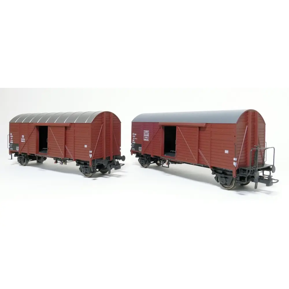 Coffret de 2 wagons couverts - Exact-Train EX23620 - HO 1/87 - DB - EP III