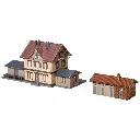 Gare de Güglingen - FALLER 110107 - HO 1/87 - EP I - 308 x 140 x 142 mm / 151 x 77 x 75 mm
