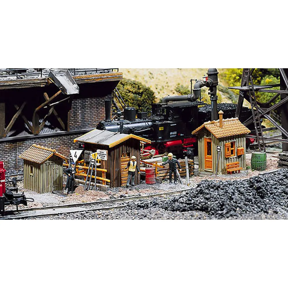 Lot de 3 maisons de route - Faller 120140 - HO 1/87 - EP I