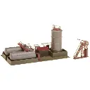 Entrepôt d’huile avec poste à gas-oil et grue d’alimentation - FALLER 120157 - HO 1/87