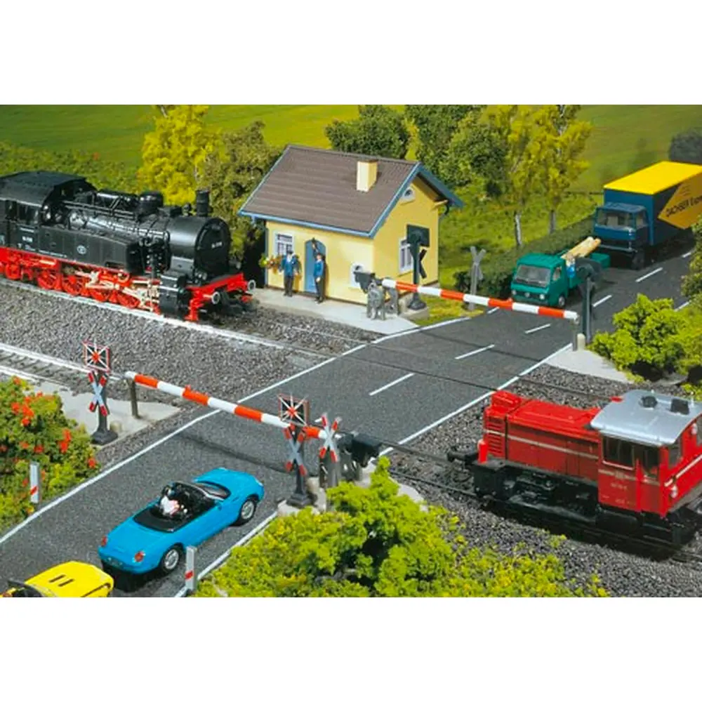 Passage à niveau gardé