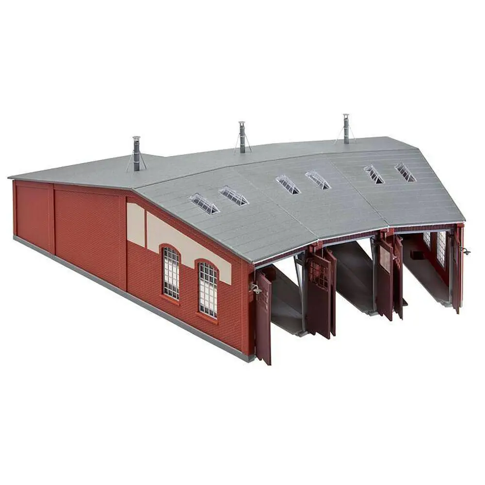 Rotonde à locomotives à 3 emplacements FALLER 120176 - HO 1/87