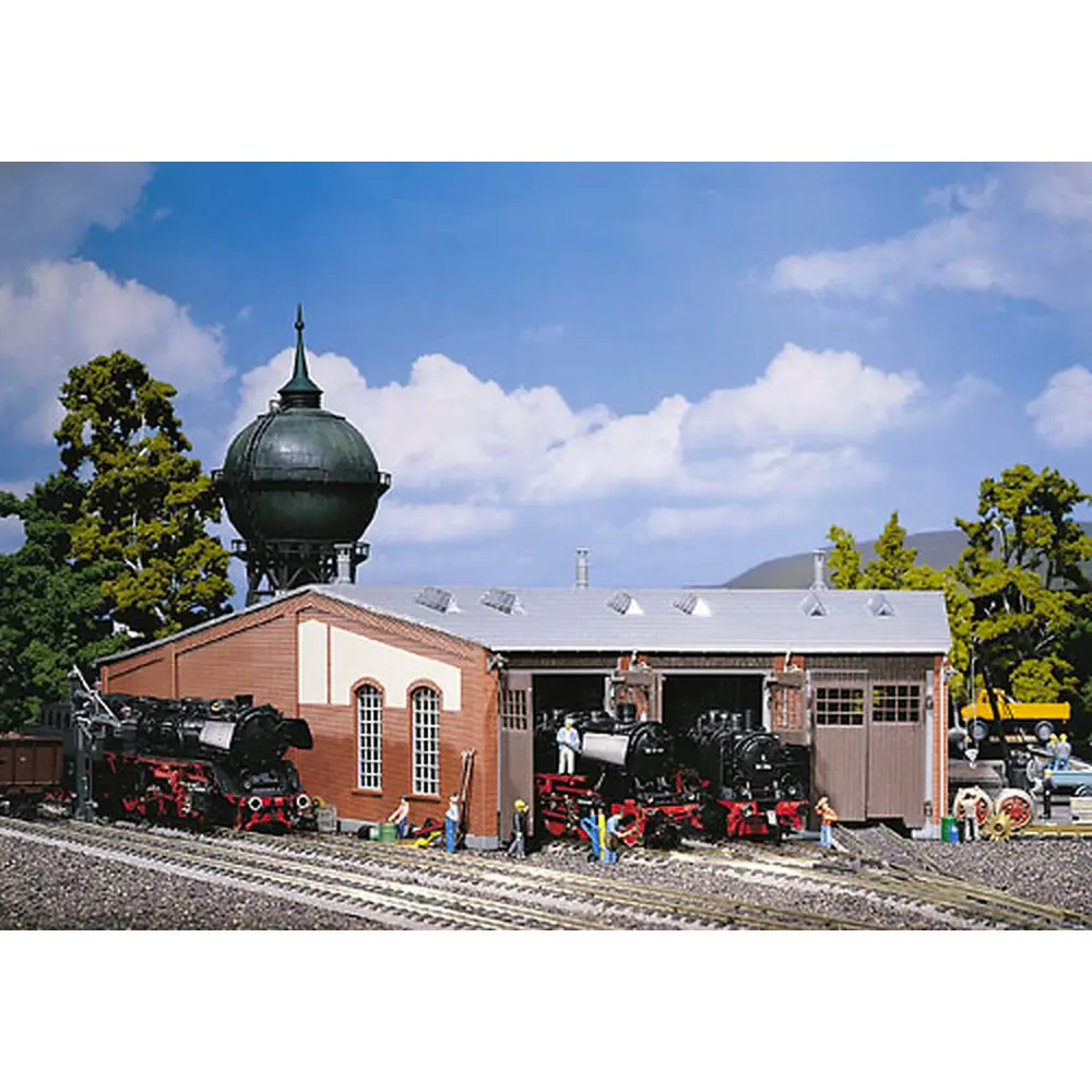Rotonde à locomotives à 3 emplacements (exécution longue)