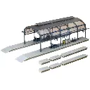 Hall de Gare - FALLER 120180 - HO 1/87 - EP I - 417 x 178 x 122 mm