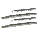 2 Quais de Gare miniature - FALLER 120204 - HO 1/87 - EP I - 358 x 55 x 62 mm