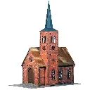Église de petite ville - Faller 130239 - HO 1/87
