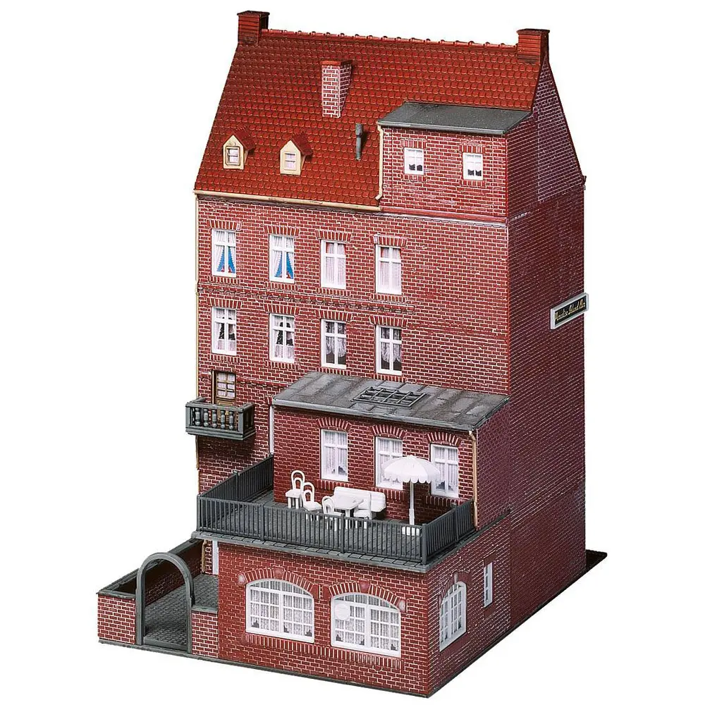 Bar Paradis 1900 - 125x183x208mm - 272 Pièces - Faller 130445 - EP. II - HO : 1/87