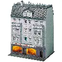 Immeuble avec Pizzeria Alfredo au rez-de-chaussée - FALLER 130446 - HO 1/87