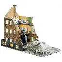 Maison en démolition avec excavateur - Faller 130466 - HO 1/87 - EP II