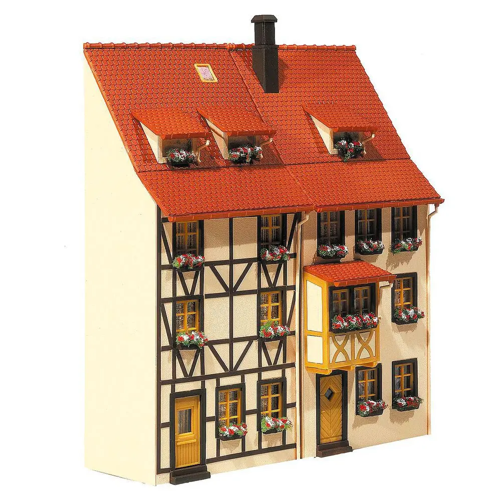 Lot de 2 Maisons en Relief - Faller 130431 - HO 1/87