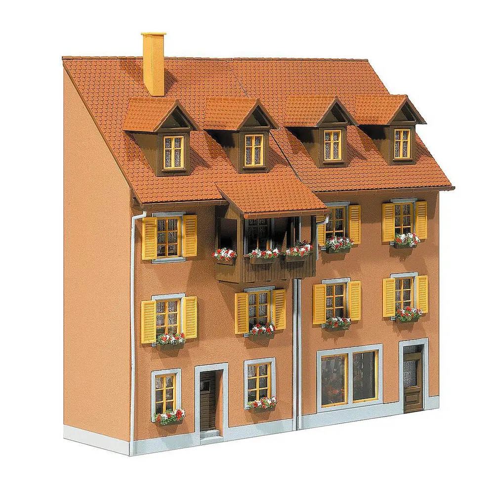 Maison en relief  2 pcs HO 1/87