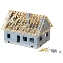 Maison en construction - Faller 130303 - HO 1/87 - EP III