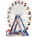 Manège "Grande roue" de fête foraine Faller 140312 - HO 1/87 - EP II