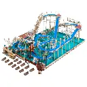 Parcours de torrent Ile aux Pirates - Faller 140430- HO 1/87