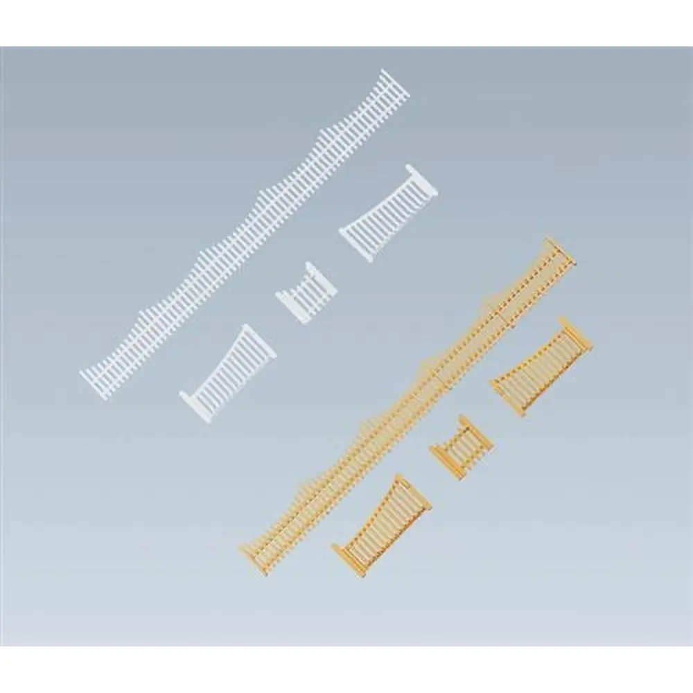 Clôture de jardin avec portes, 710 mm