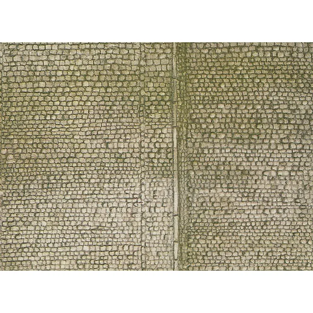 Plaque de Mur - Pavés - 250x125MM - Faller 170601 - HO 1/87