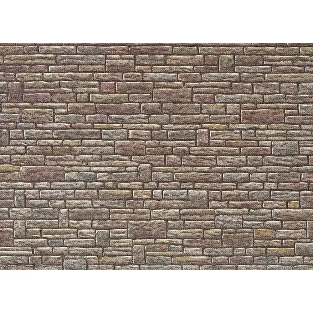 Plaque de mur - Grès Brun - Faller 170604 - HO 1/87
