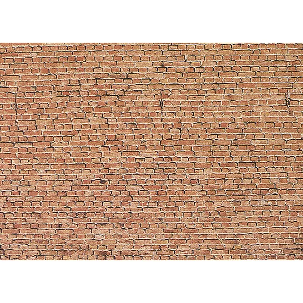 Plaque de Mur - Clinker - 250x125mm - Faller 170607 - HO: 1/87