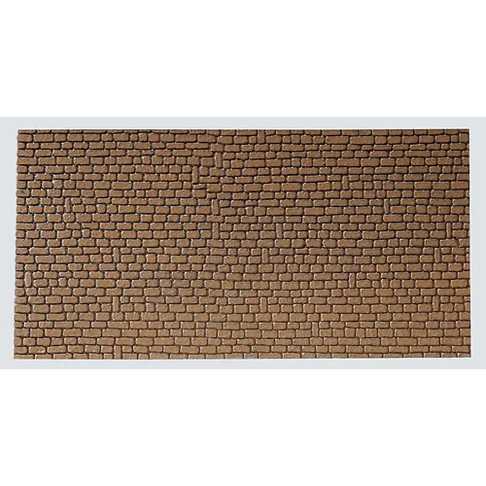Plaque de Mur - Grès Rouge - Faller 170611 - HO 1/87