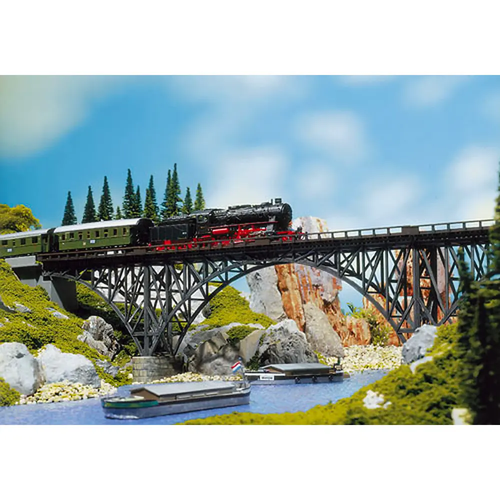 Pont porteur métallique - Faller 120541 - HO 1/87
