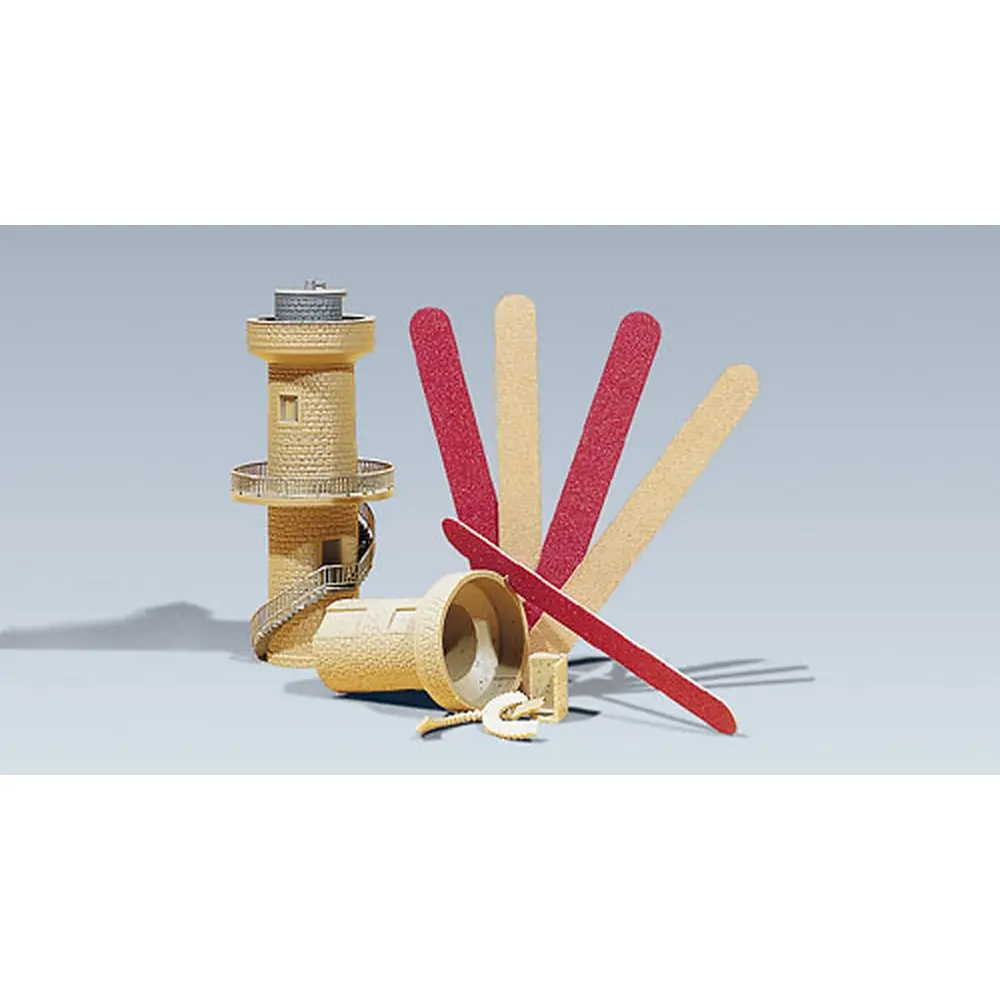 Lot de 5 Limes de précision, Faller 170689, Grain de 80 à 120.