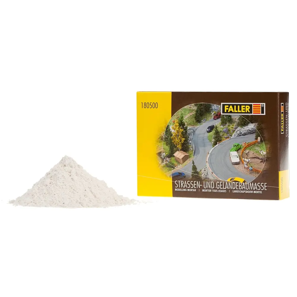 Mastic de chaussée et de terrain, 500g - Faller 180500 - Échelle universelle