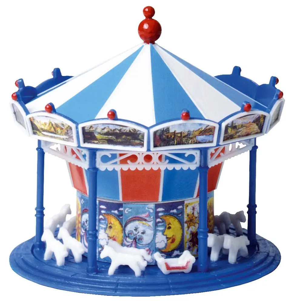 Carrousel pour Enfants - 68x65mm - 63 Pièces - Faller 242316 - EP. III - N : 1/160