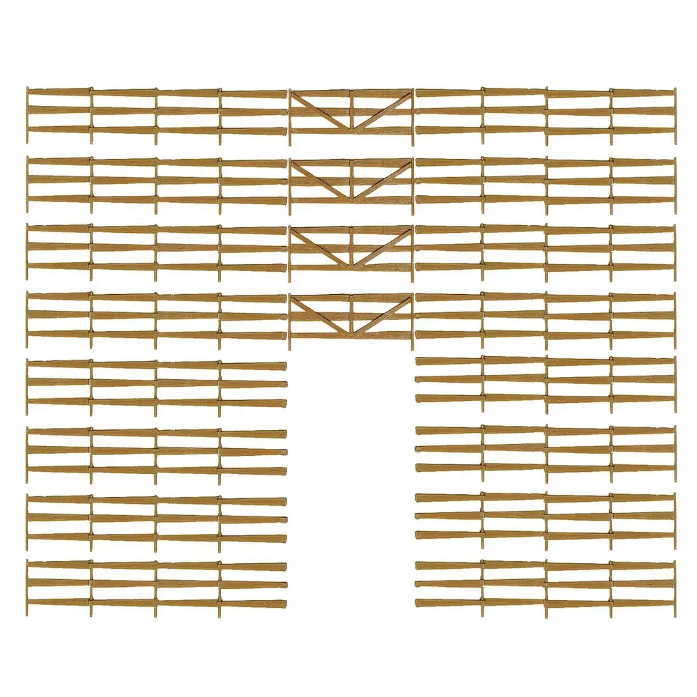 Clôture Bonanza, 930 mm - Faller 272402 - N 1/160 - Ep I