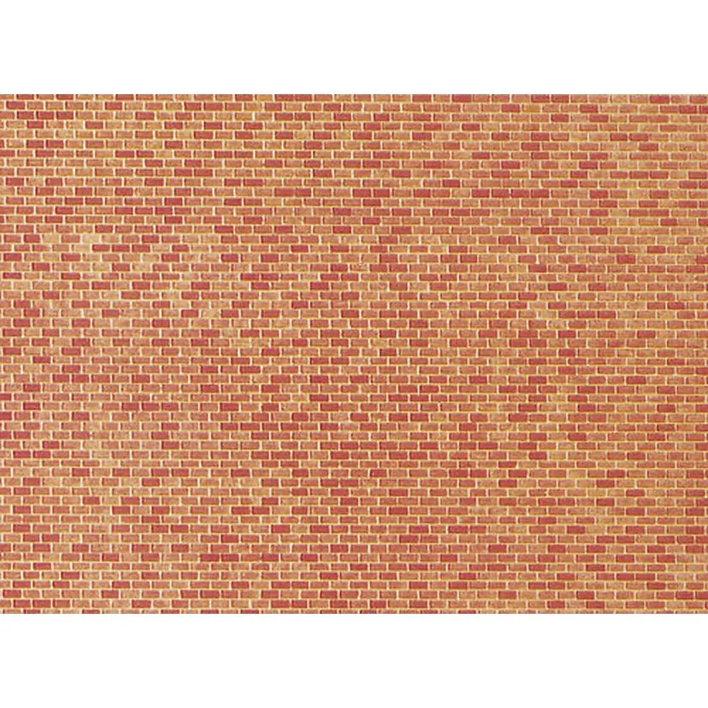 Plaque de mur, Briques - FALLER 222568 - N 1/160