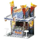Stand forain Pommes frites XXL HO 1/87