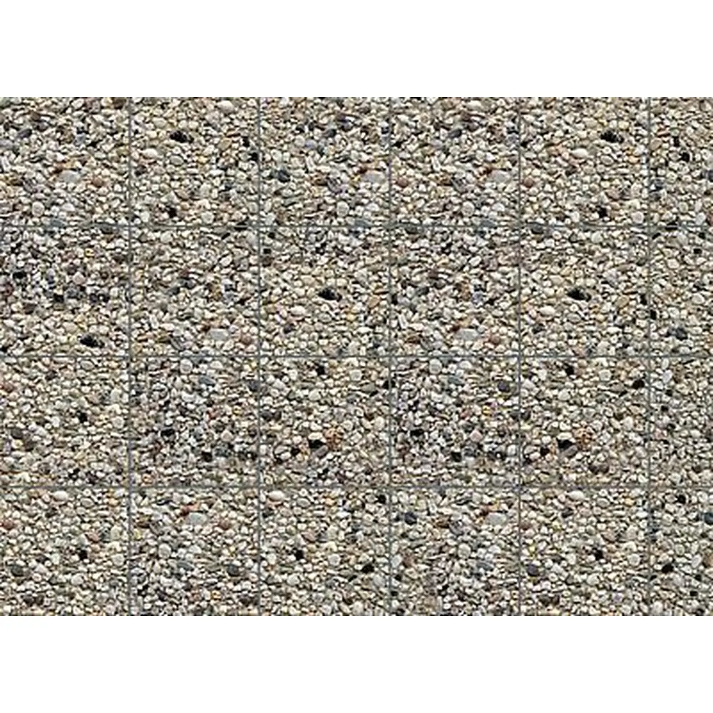 Plaque de Mur - Béton Lavé - 250x125MM - Faller 170626 - HO 1/87