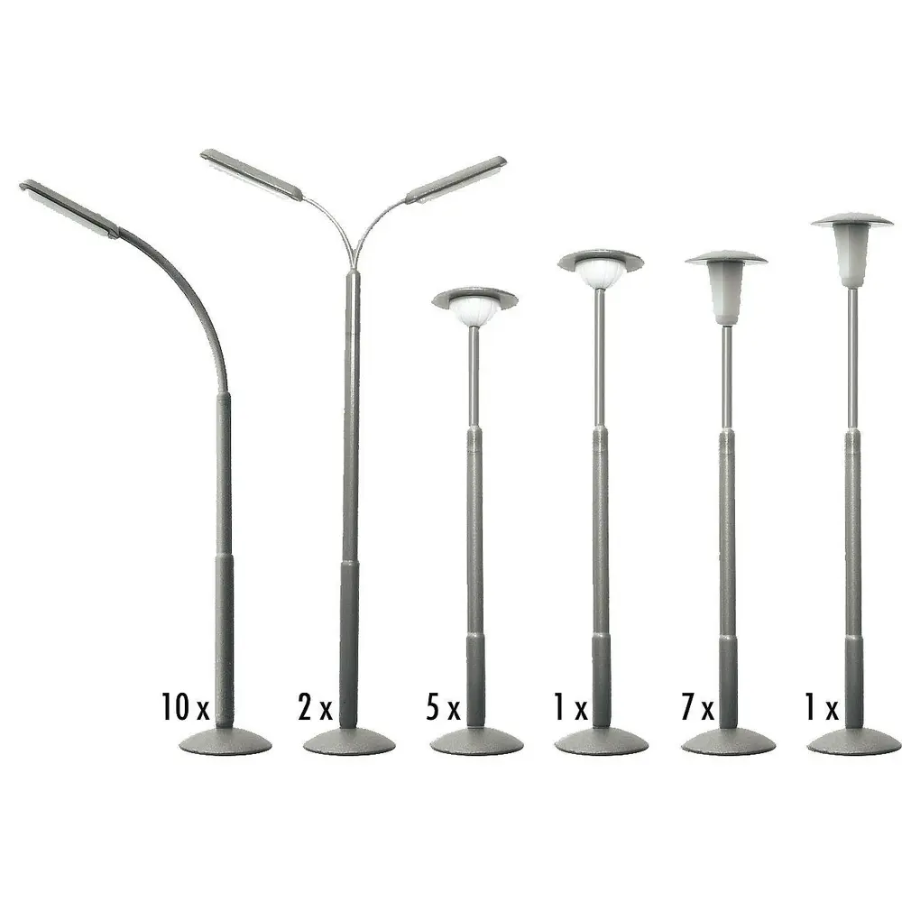 Kit de lampadaires - Faller 180538 - HO 1/87