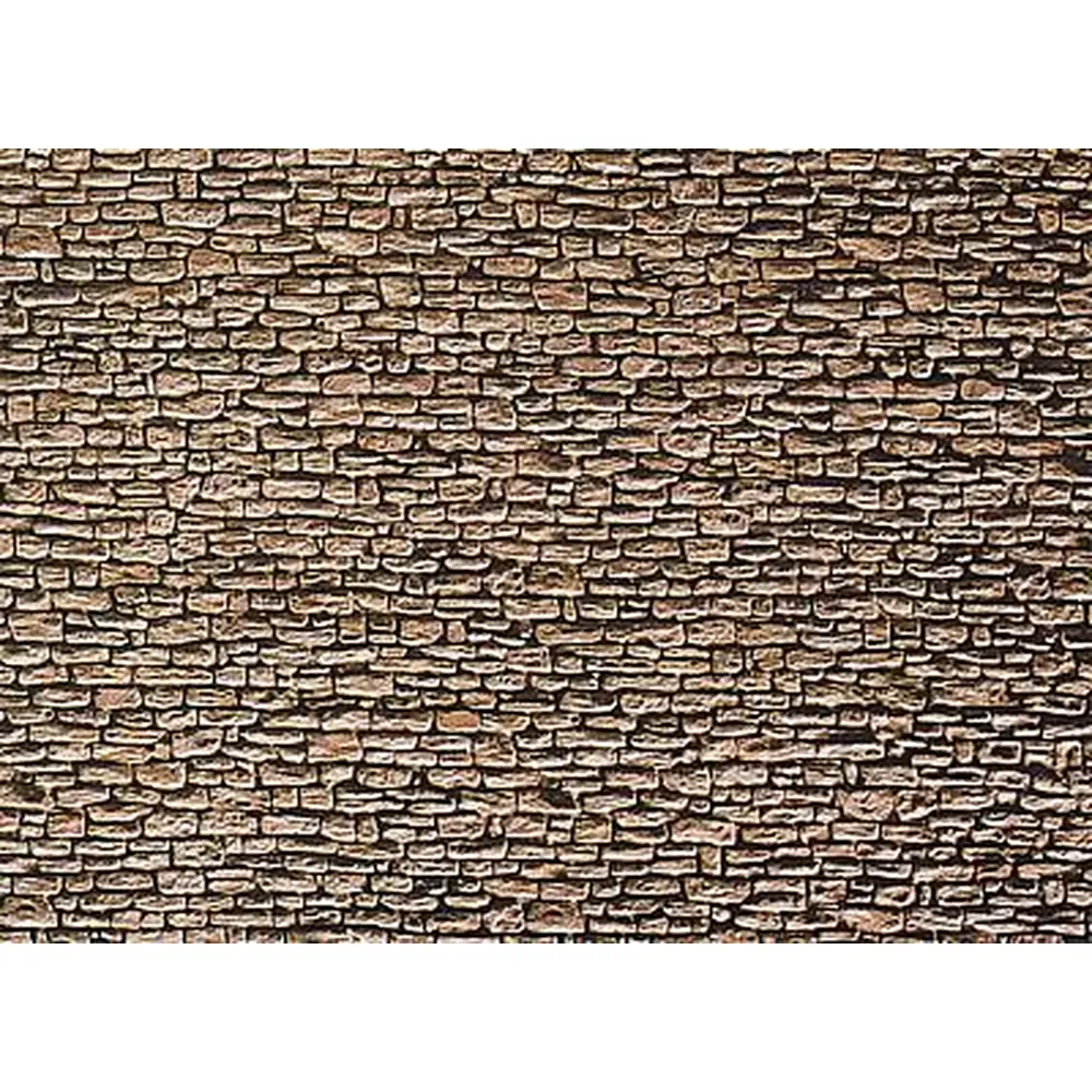 Plaque de mur Pierre de Taille FALLER 222566 - 250 x 125 x 0.5 mm - N : 1/160