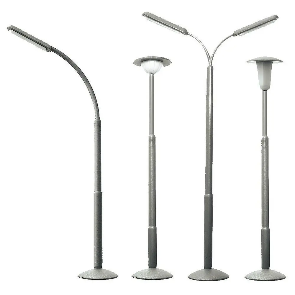 Lot de 4 Lampadaires - Faller 272453 - N: 1/160