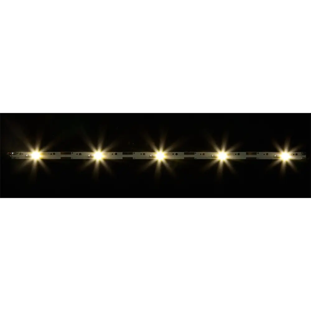 Lot de 2 bandes d’éclairage LED - FALLER 180654 - HO / N / TT / Z - couleur blanc chaud